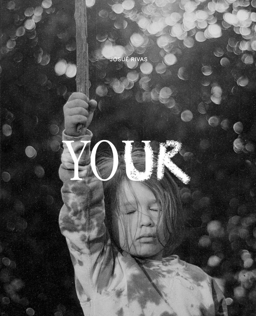 Your text over little girl holding up stick