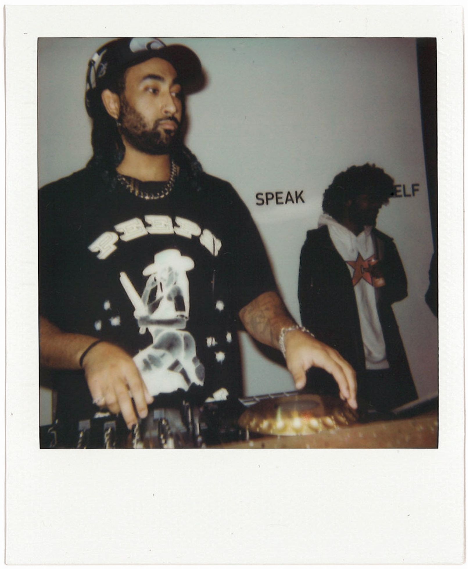 Polaroid of DJ