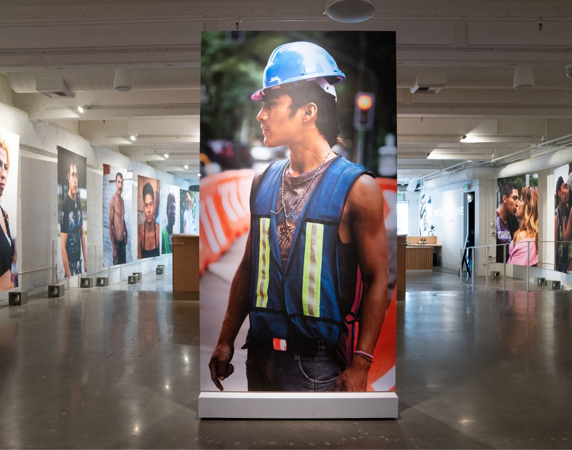 Large print of construction worker